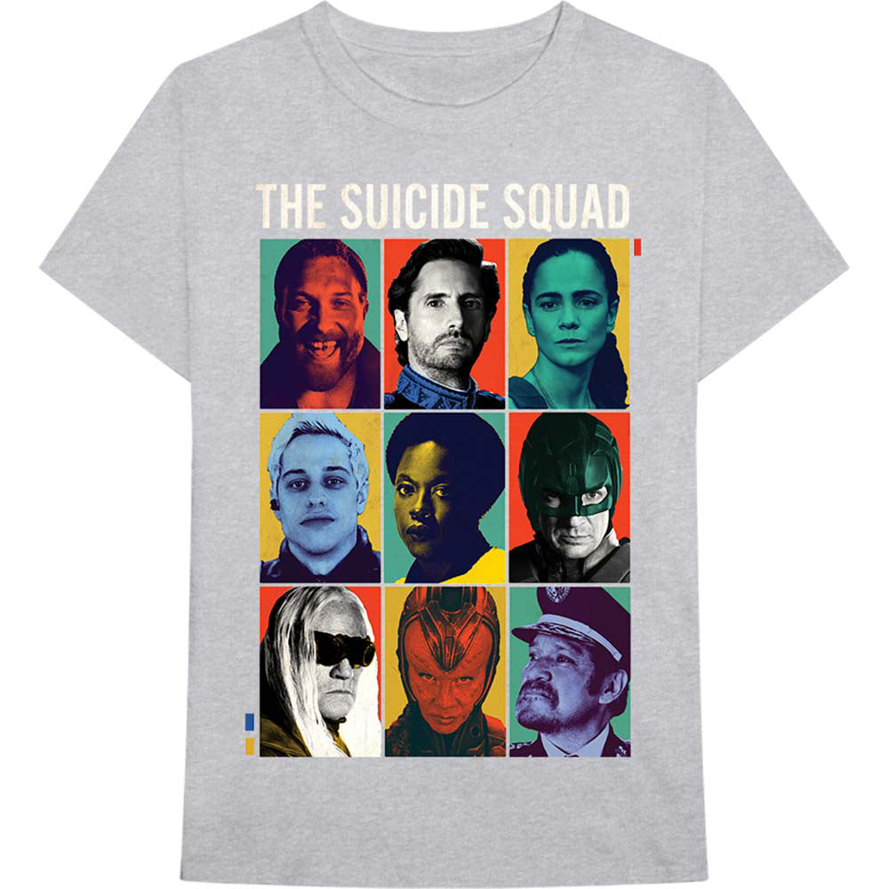 Suicide Squad 9 Squares T-shirt Front