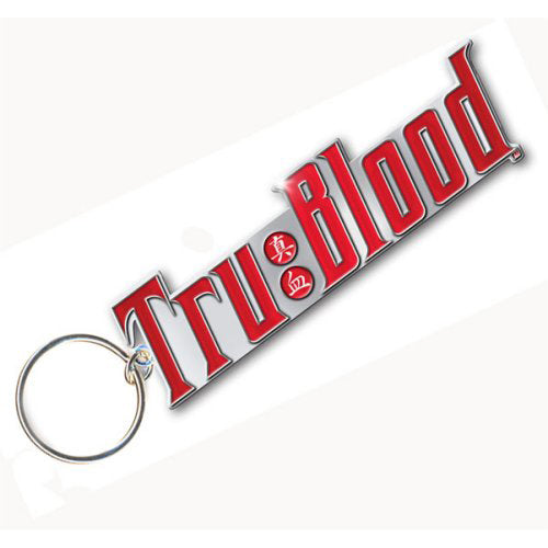 True Blood Drink Logo Plastic Key Chain Front