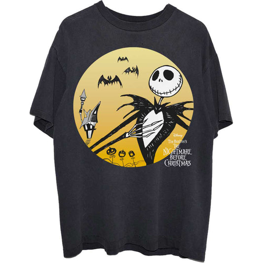 Disney The Nightmare Before Christmas Sunset Jack T-shirt Front