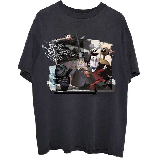 Disney The Nightmare Before Christmas Montage T-shirt Front