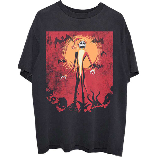 Disney The Nightmare Before Christmas Jack Orange Sun T-shirt Front