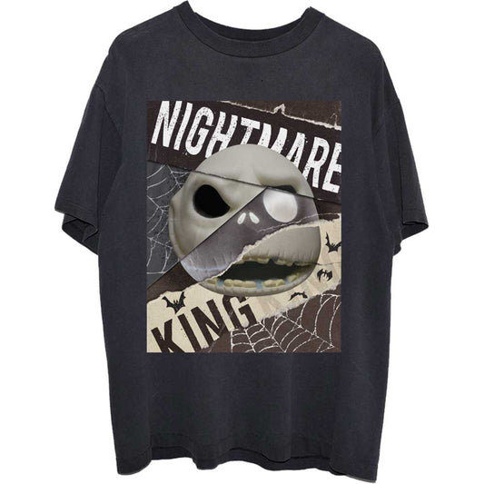 Disney The Nightmare Before Christmas Nightmare Skull T-shirt Front
