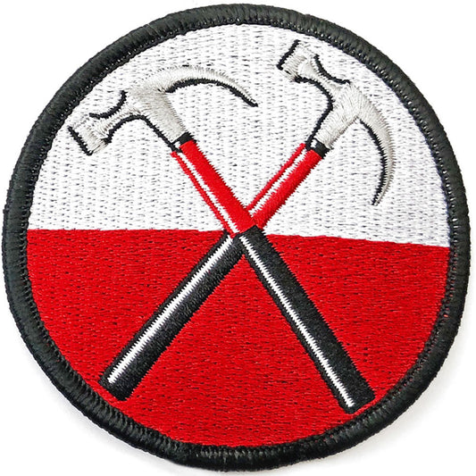 Pink Floyd The Wall Hammers Circle Woven Patch Front