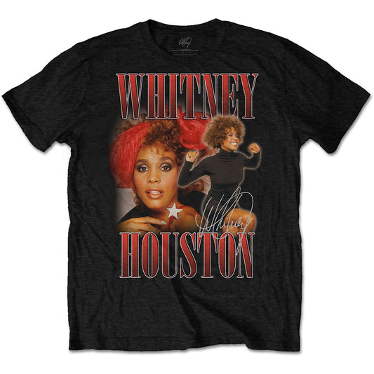 Whitney Houston 90s Homage T-shirt Front