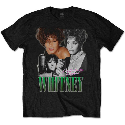 Whitney Houston Always Love You Homage T-shirt Front