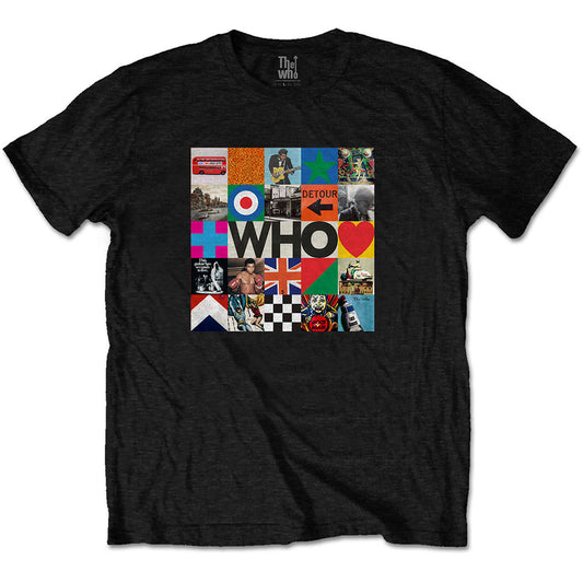 Who 5x5 Blocks T-shirt Front