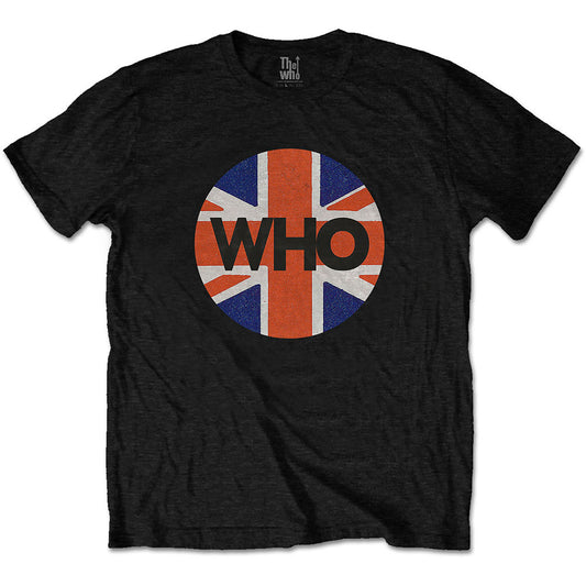 Who Union Jack Circle T-shirt Front