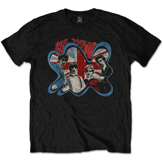 Who Groovy Border T-shirt Front