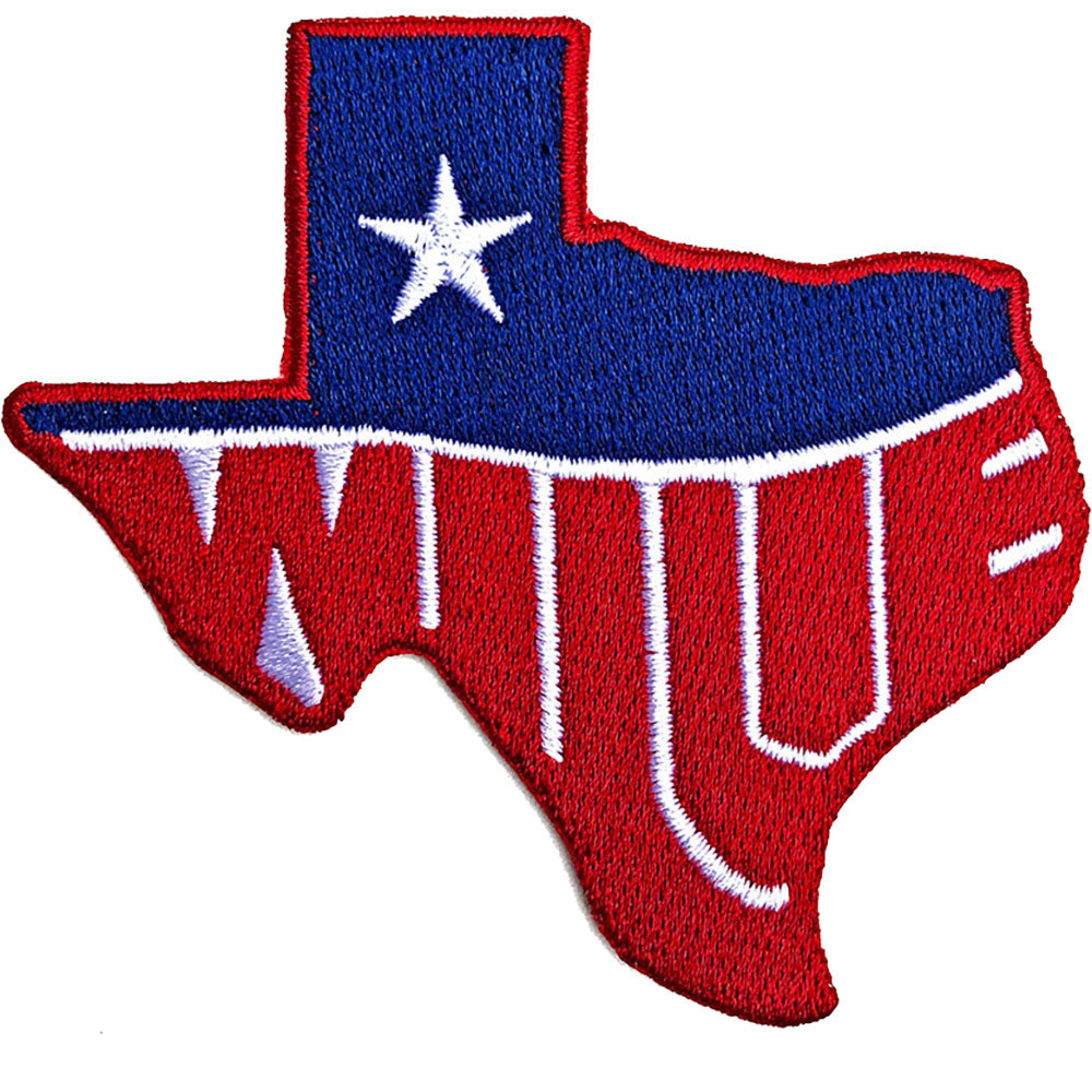 Willie Nelson Texas Woven Patch Front