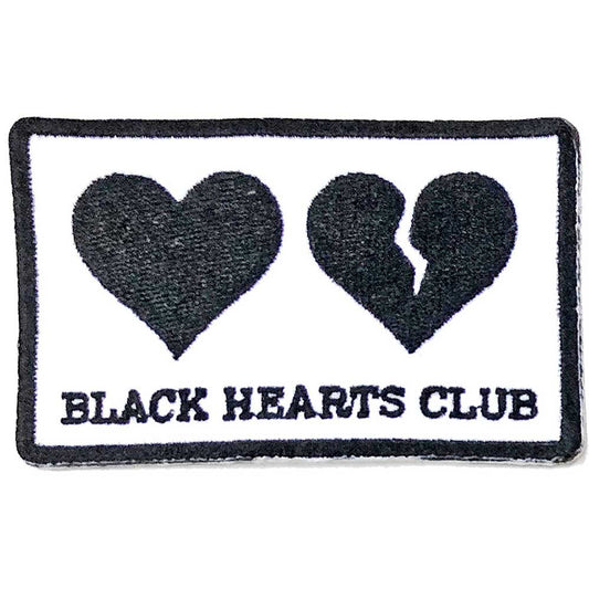 Yungblud Black Hearts Club Woven Patch Front