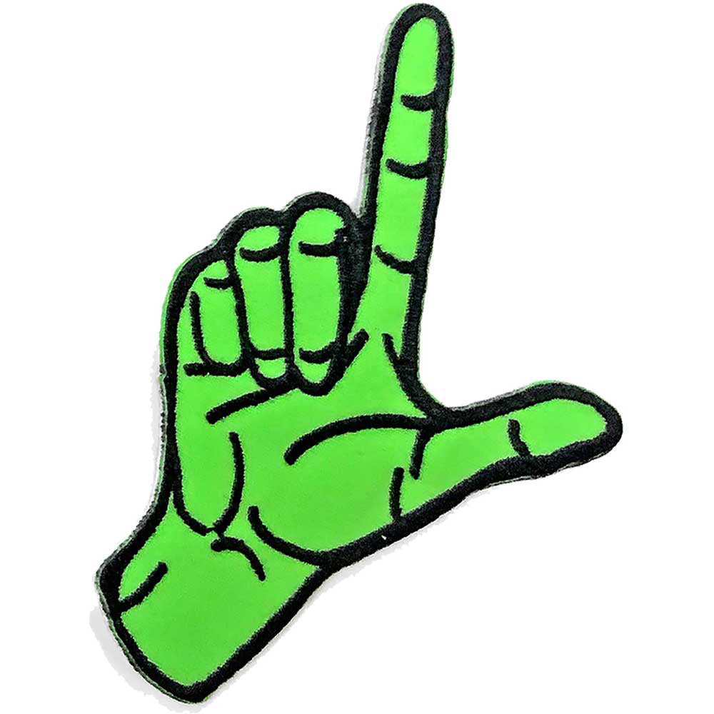 Yungblud Finger Point Woven Patch Front