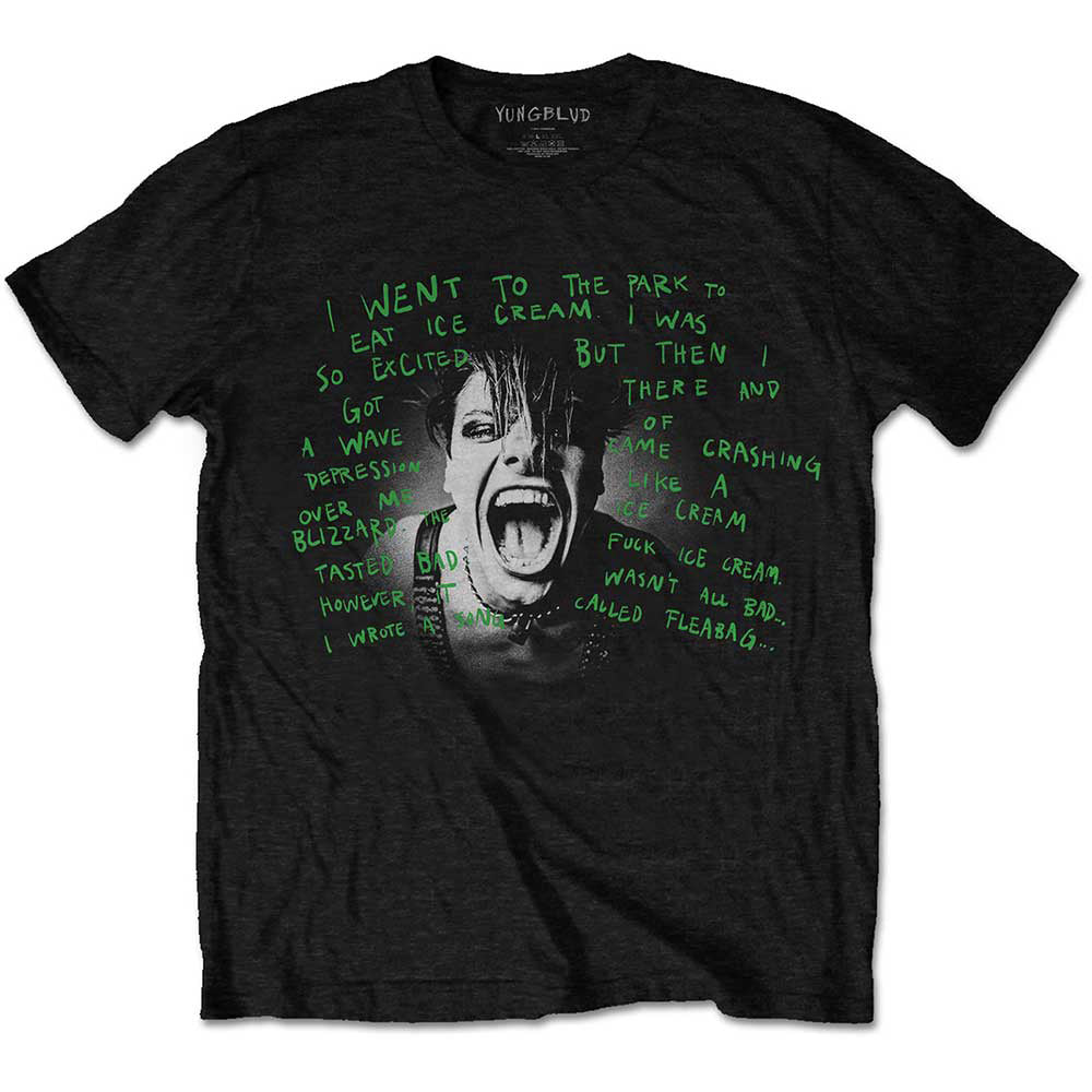 Yungblud Lyric Photo T-shirt Front