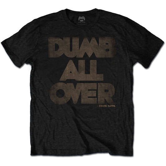 Frank Zappa Dumb All Over T-shirt Front