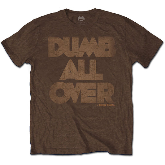 Frank Zappa Dumb All Over T-shirt Front