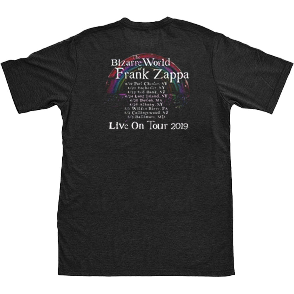 Frank Zappa Bizarre World Of� 2019 Tour T-shirt Back