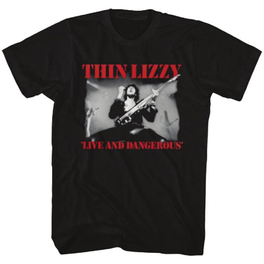 Thin Lizzy Live and Dangerous T-shirt Front