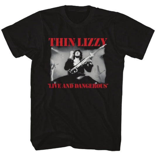 Thin Lizzy Live and Dangerous T-shirt Front