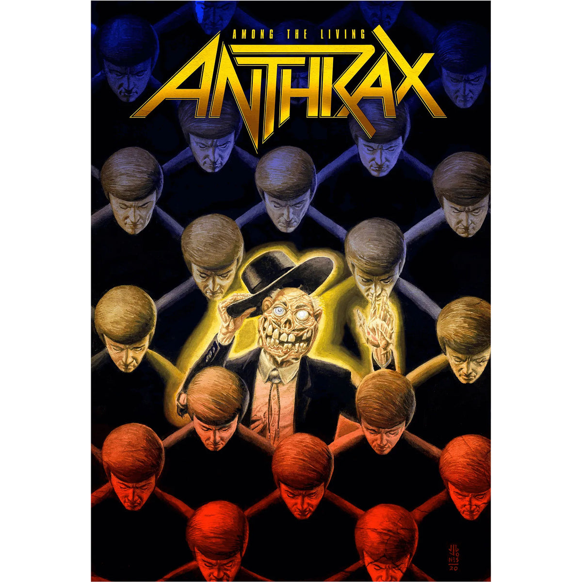 Anthrax - Among The Living Graphic Novel Hardcover Comic Book Front
