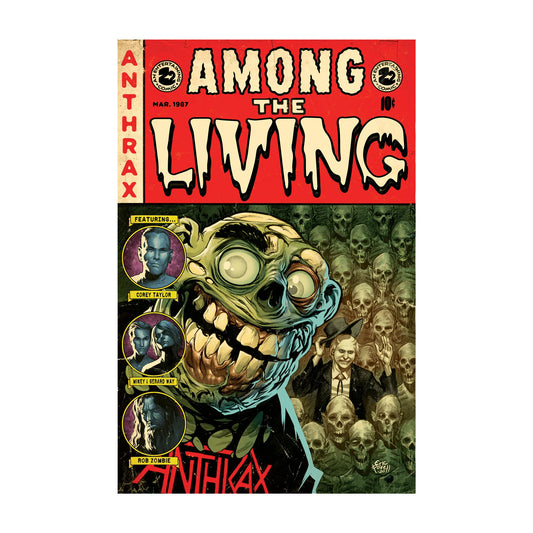 Anthrax - Among The Living Graphic Novel Deluxe Book Comic Book Front