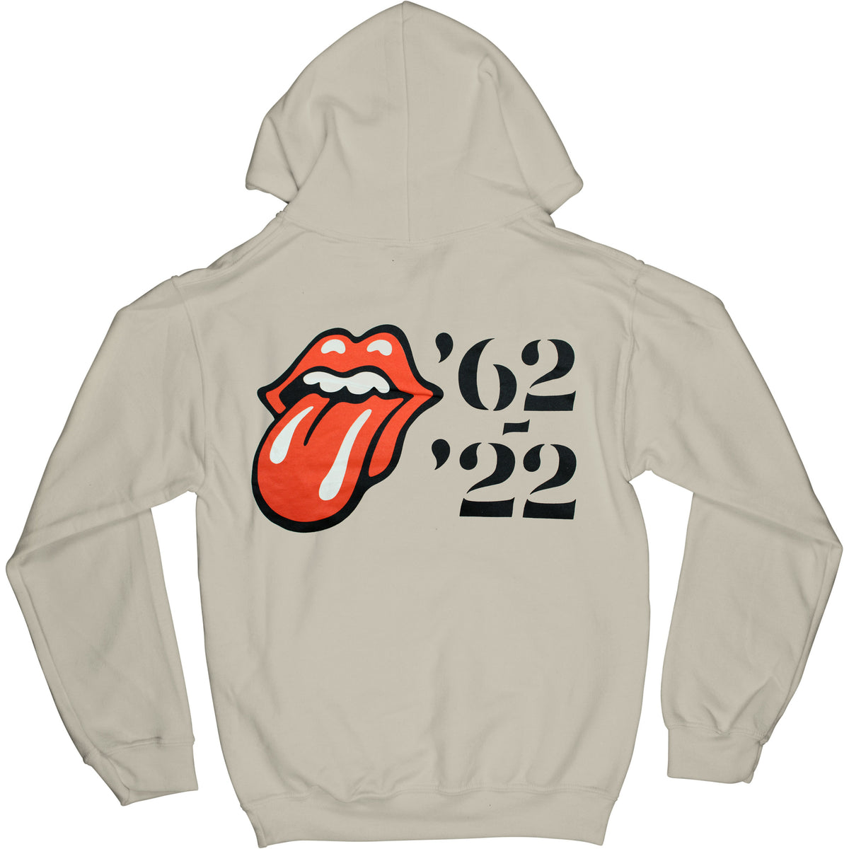 Rolling Stones Sixty Sand Hoodie Hooded Sweatshirt Back