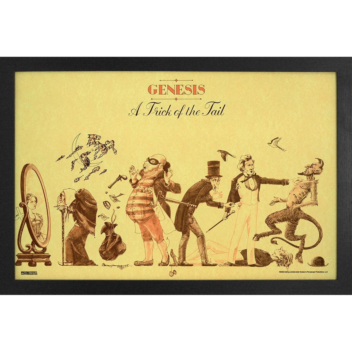 A Trick of the Tail Framed Wall Art