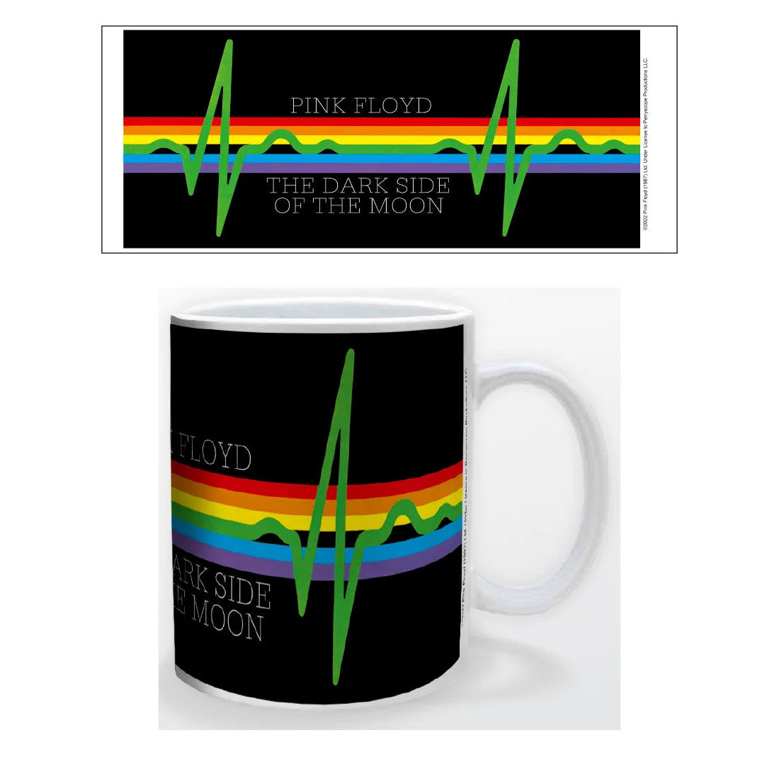 Rainbow Heart Beat Coffee Mug
