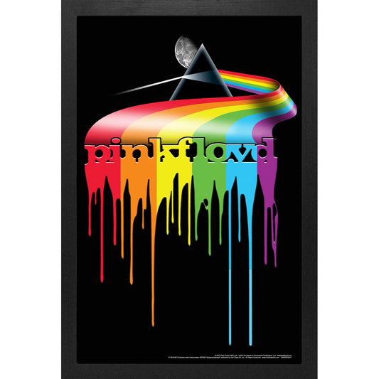 BD Collection - Dripping Darkside Framed Wall Art