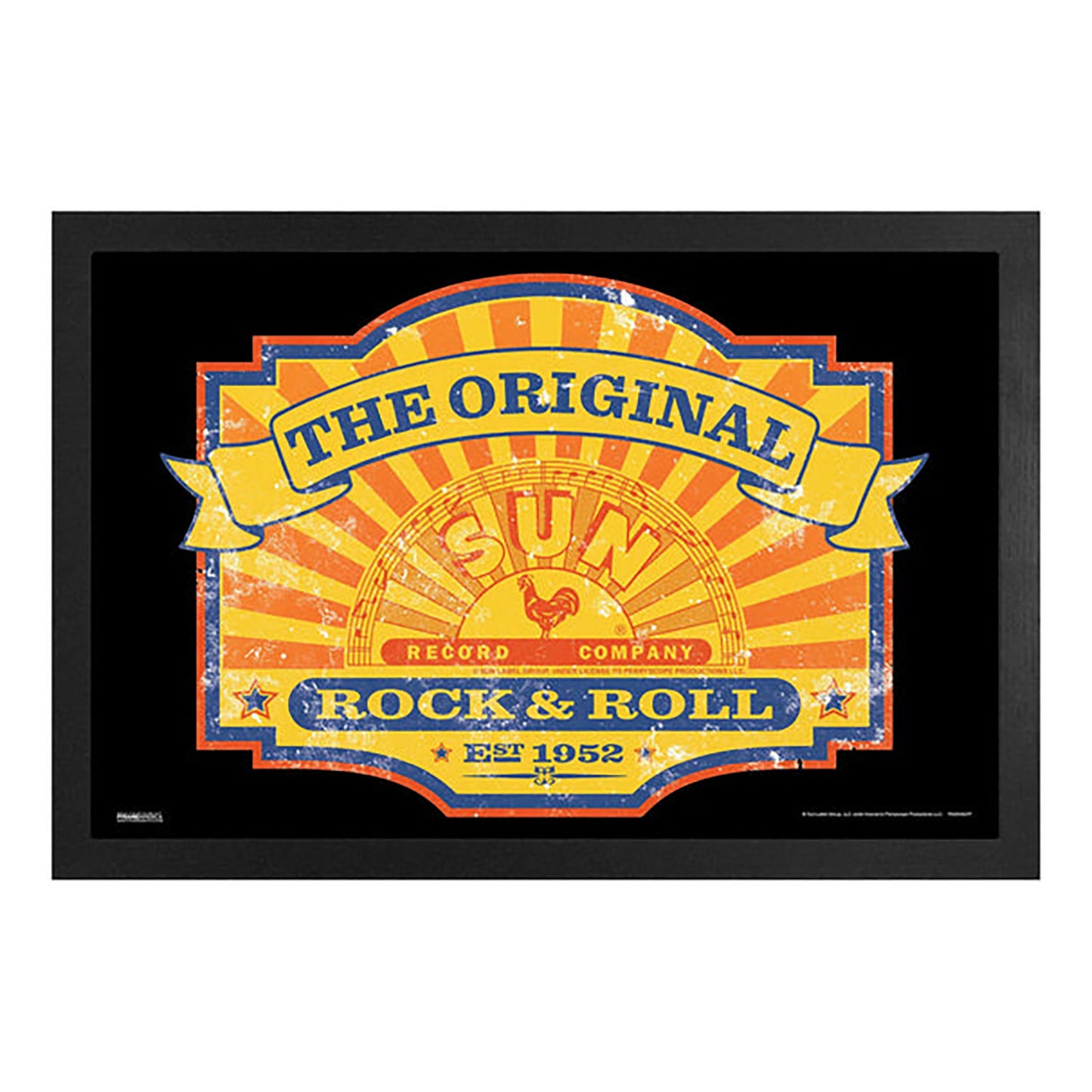 Sun Records The Original Rock & Roll Framed Wall Art