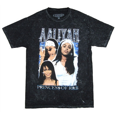 Aaliyah Diamonds Stonewash Tee Tie Dye T-shirt Front
