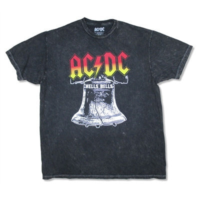 AC/DC AC/DC Hell's Bells Stonewashed Tee Tie Dye T-shirt