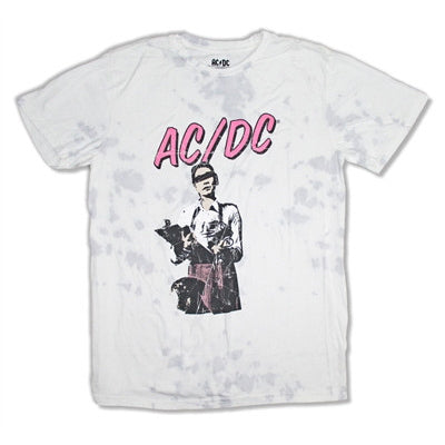 AC/DC AC/DC Blinder Stains All Over Print Tee Tie Dye T-shirt