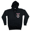 Shield Zippered Hooded Sweatshirt