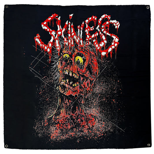 Skinless Extinction Level Brutality Poster Flag Front