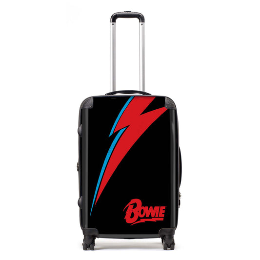 David Bowie Lightning Medium Suitcase Backpacks & Bags Front