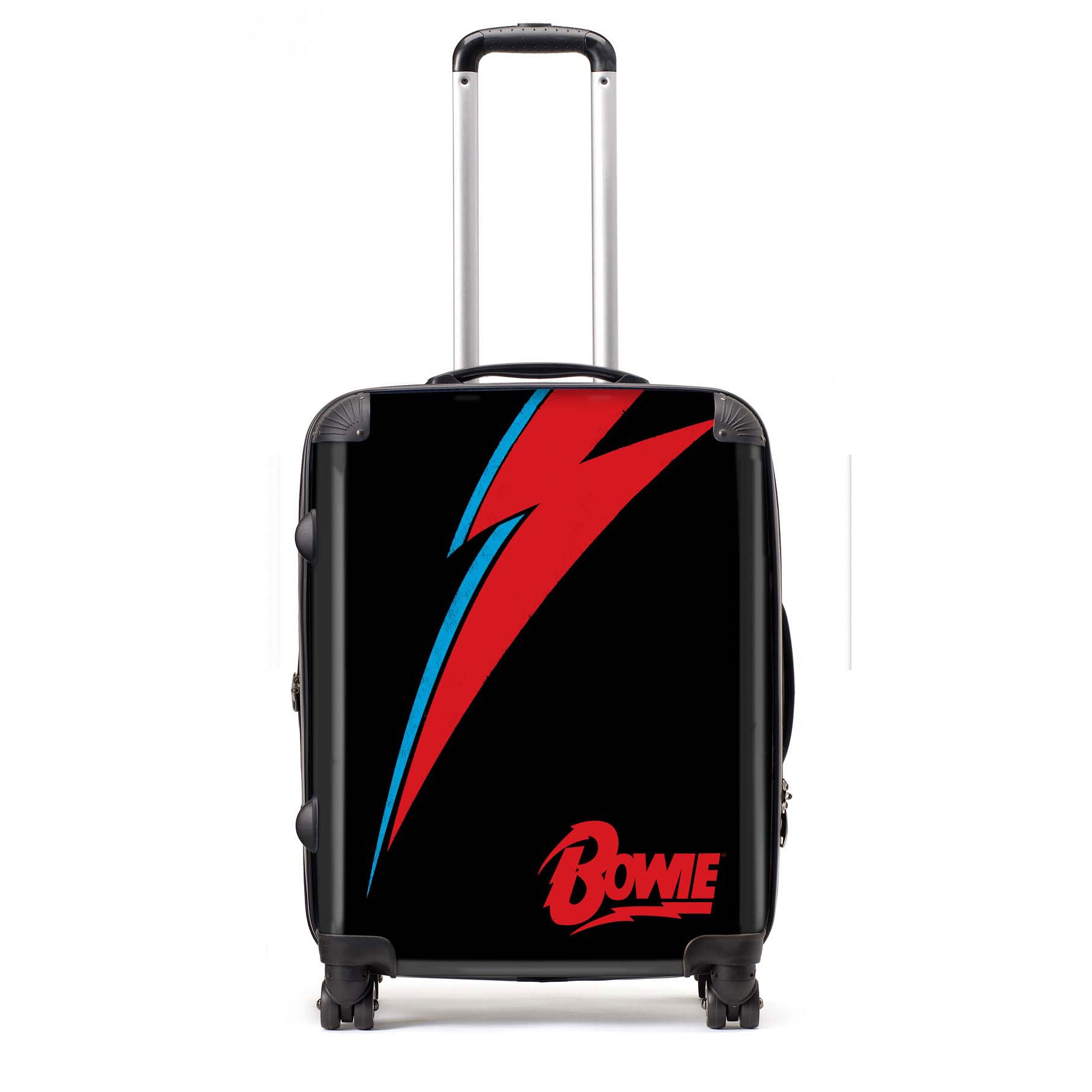 David Bowie Lightning Large Suitcase Backpacks & Bags Front