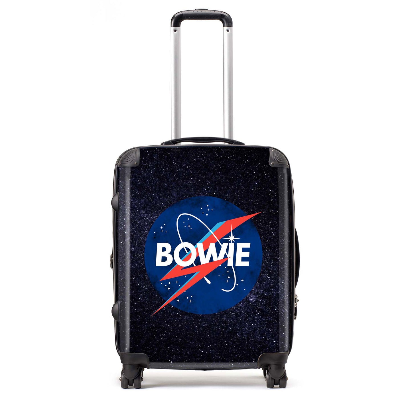 David Bowie Space Large Suitcase Backpacks & Bags Front