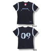 2009 Women's Football Jersey Style Baby Doll Junior Top