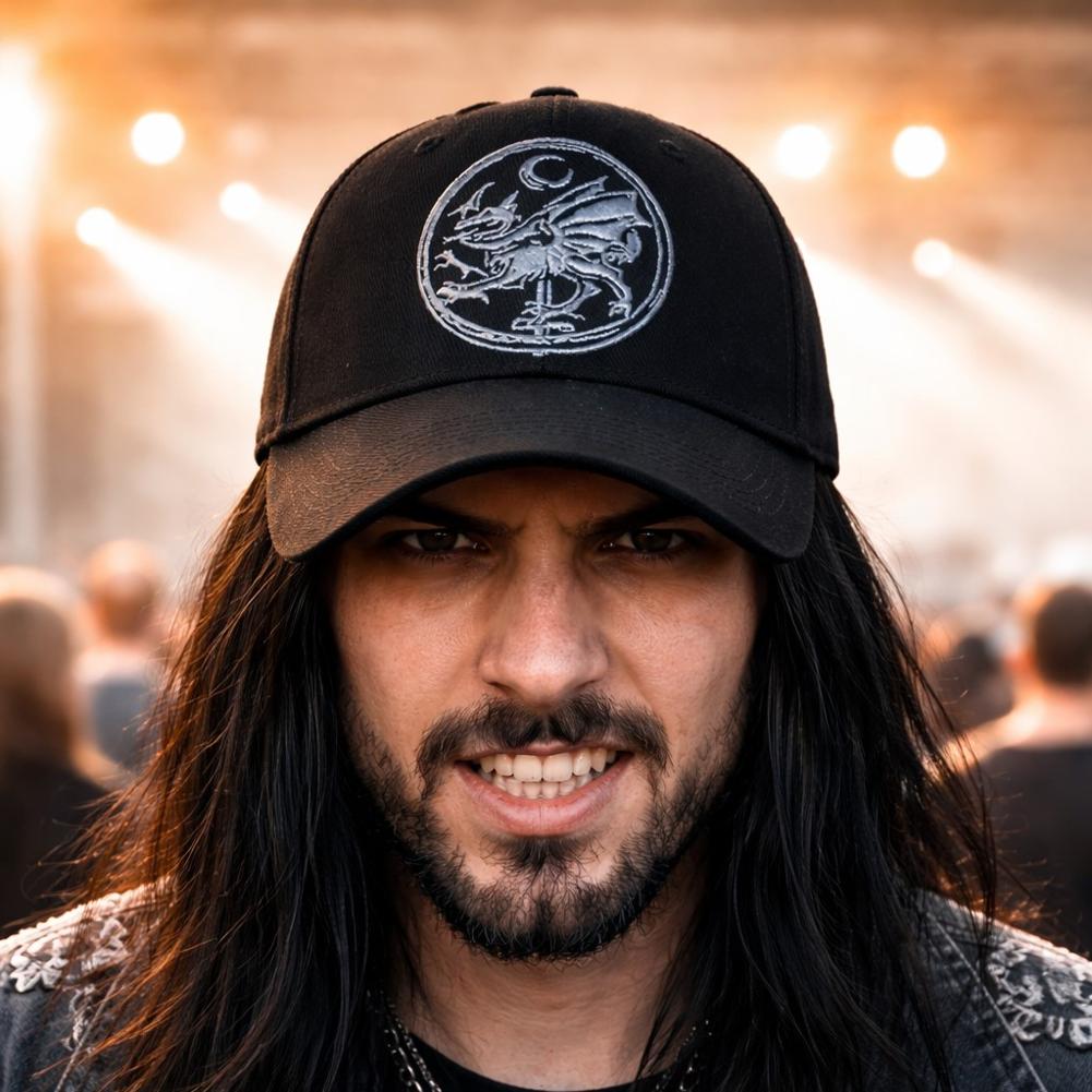 Cradle Of Filth Dragon Cap/ COF Logo On Back Baseball Cap