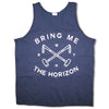 Hammers Navy Blue Tank Top Mens Tank