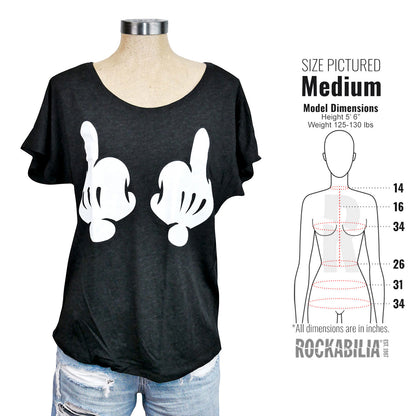 Two Gloves Dolman Baby Doll Junior Top