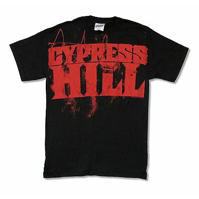 Cypress Hill Block Print Logo W/ Barb Wire T-shirt