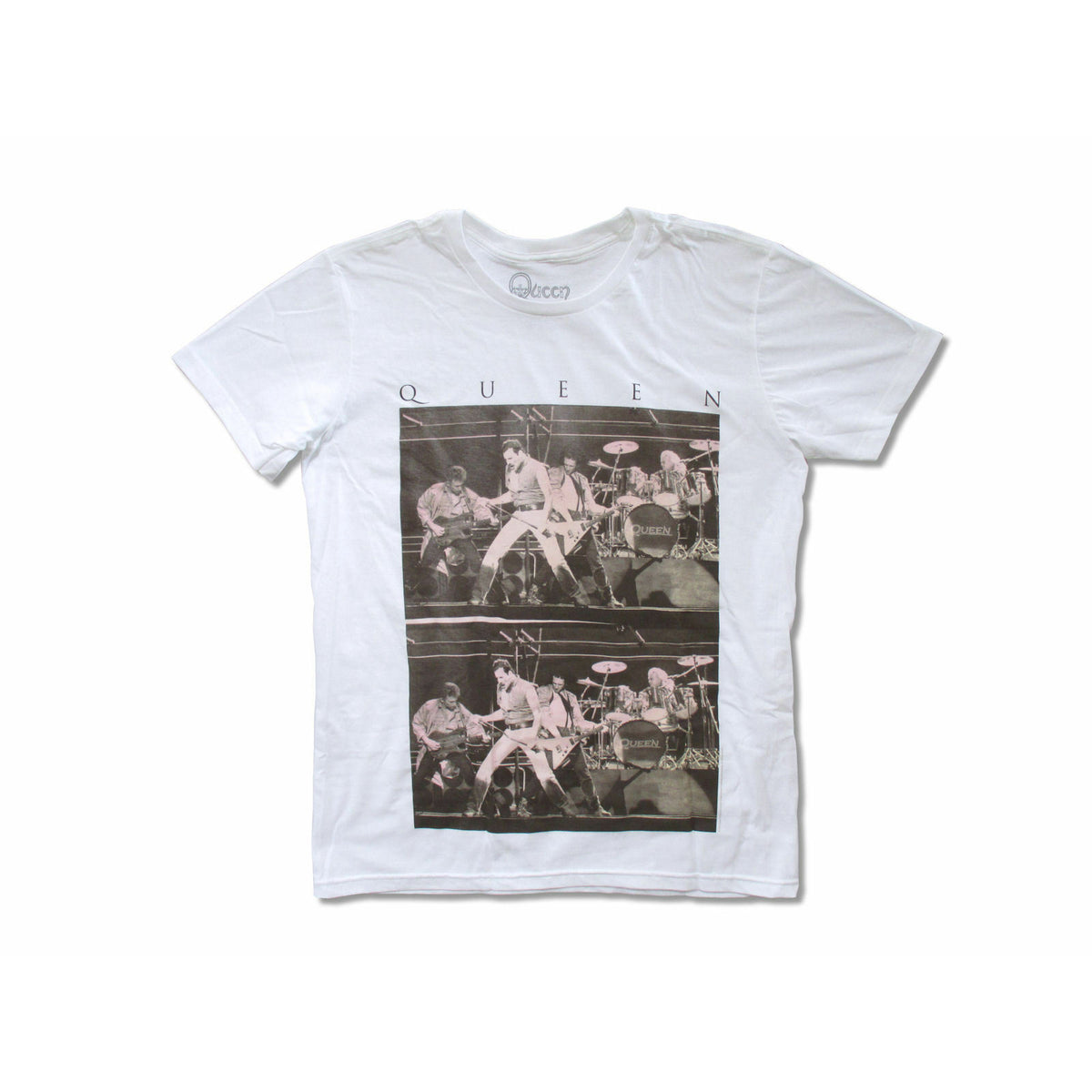 Queen Double Shot Freddie Mercury Brian May T-shirt Front