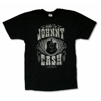Johnny Cash Intro T-shirt Front