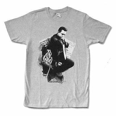 Johnny Cash Collage Heather T-shirt Front