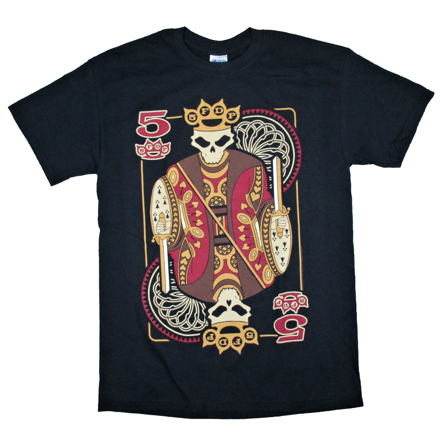 Five Finger Death Punch Card 2014 Tour T-shirt