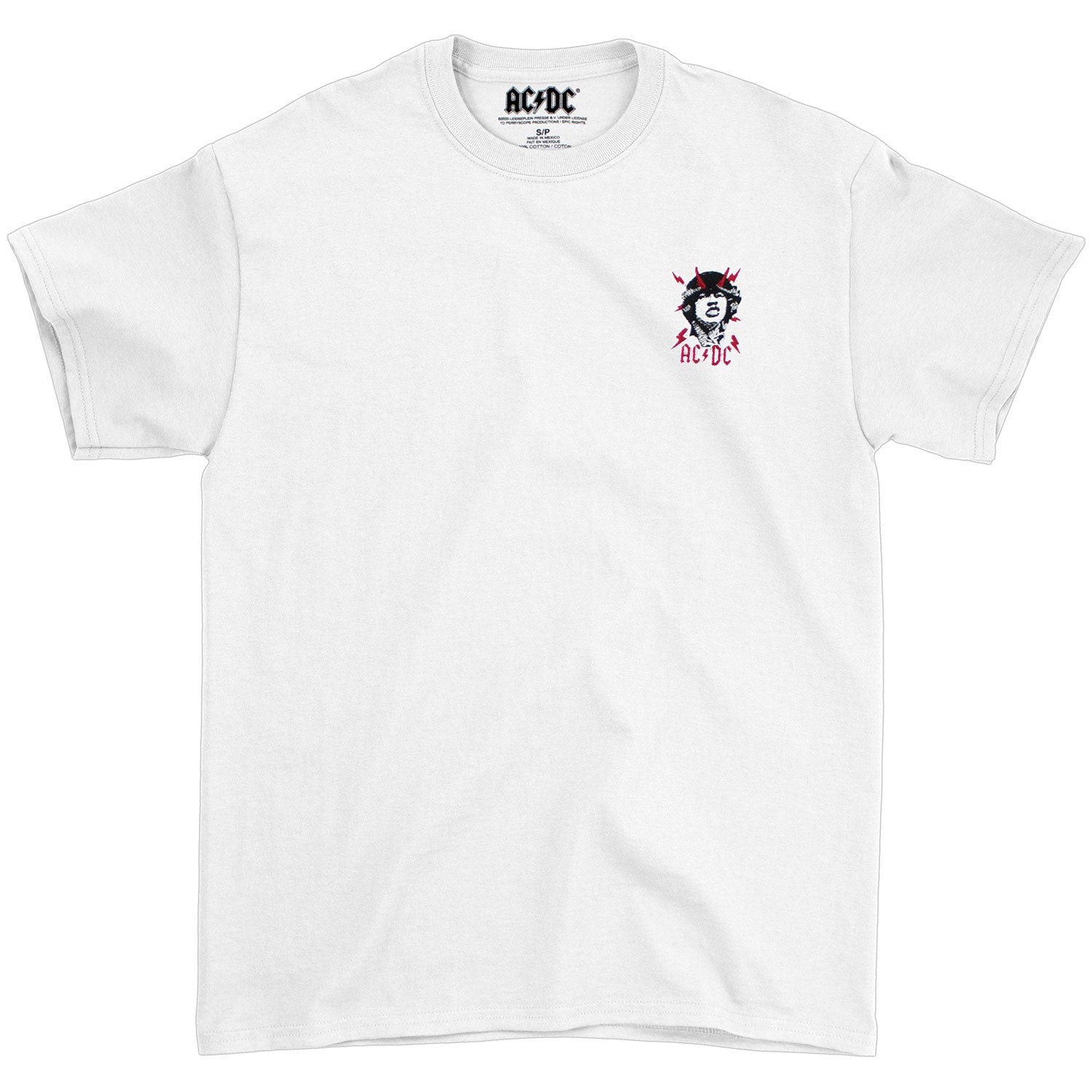 AC/DC Embroidered Pocket Logo T-shirt 436808 | Rockabilia Merch Store