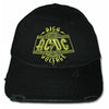 High Voltage Yellow Stitch Distressed Baseball Cap Baseball Cap