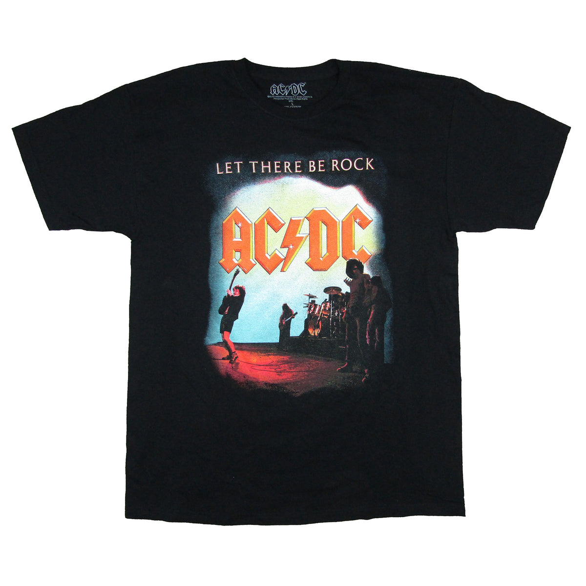 AC/DC Let There Be Rock Live Shot T-shirt Front