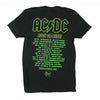 Rock Or Bust Neon Live 2015 T-shirt