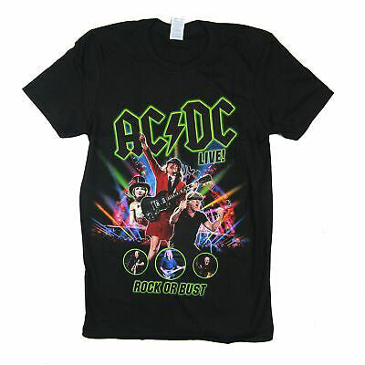 AC/DC Rock Or Bust Neon Live 2015 T-shirt